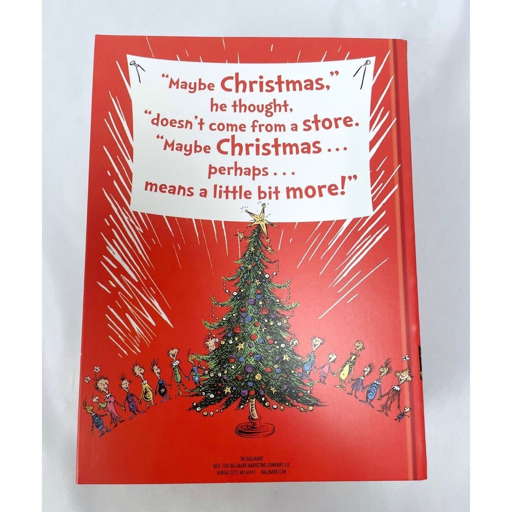 Hallmark How the Grinch Stole Christmas Ornament Set 2 Cindy Lou Who Tree Santa - Picture 3 of 4